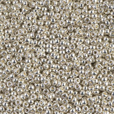 11/0 Miyuki Seed Beads Silver Galvanized #1051